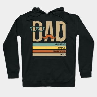 Dad, husband, daddy, protector, hero Hoodie